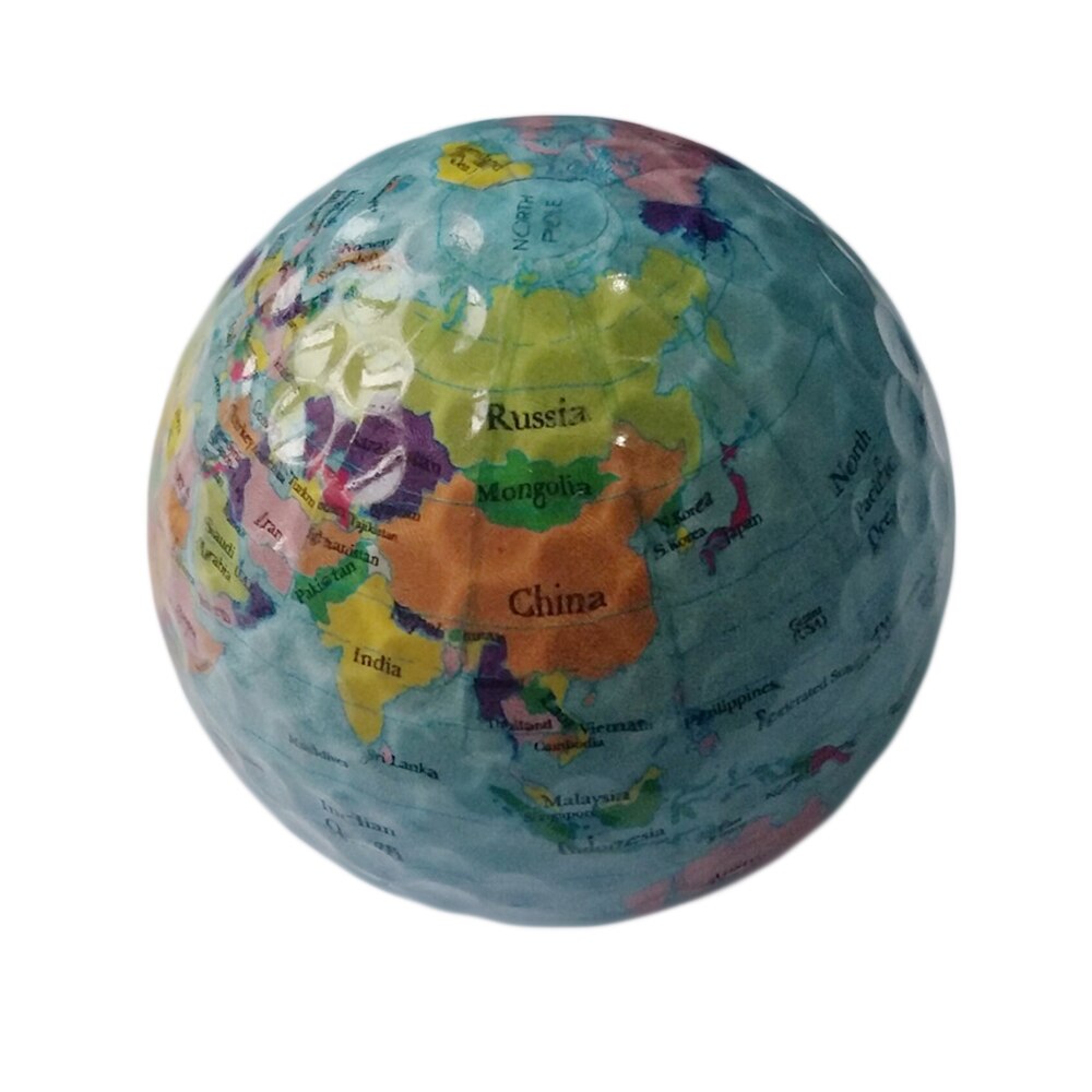 Golf practice Balls Globe Map