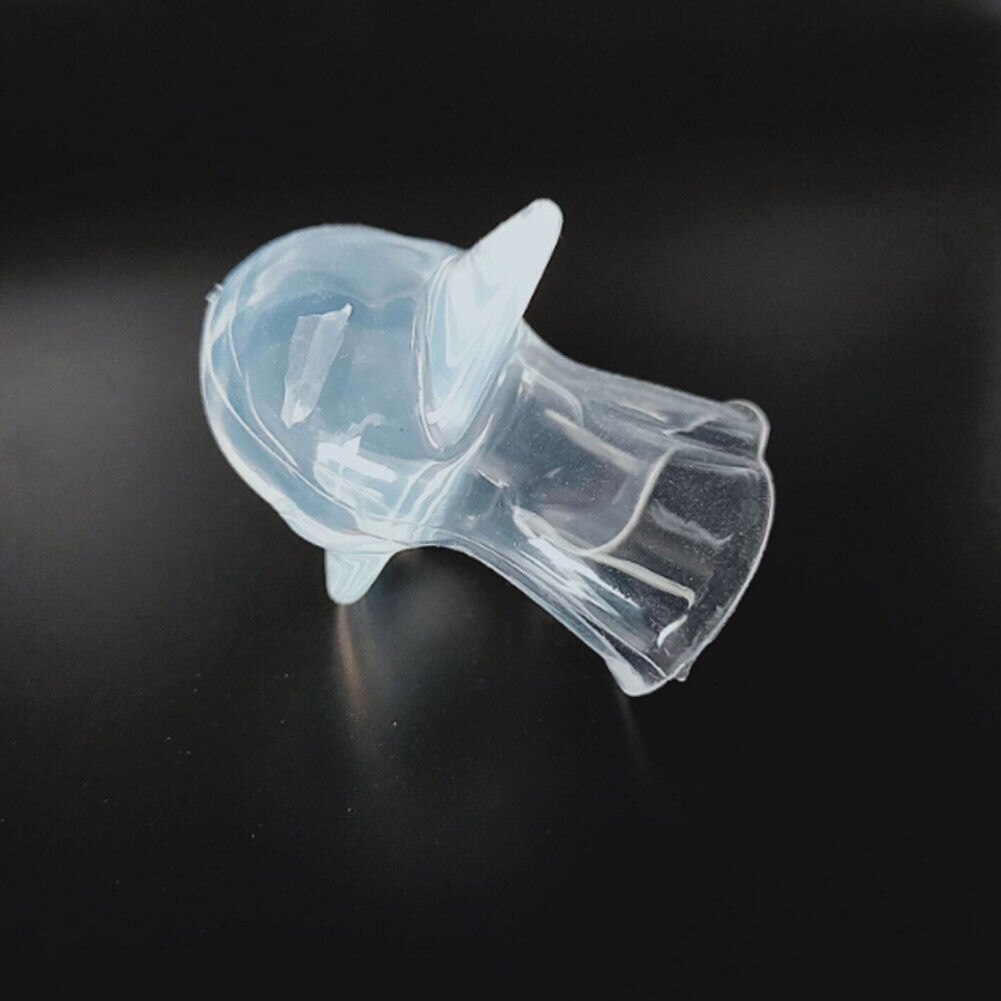 Silicone Anti Snoring Tongue Device Sleep Apnea Aid Stop Snore Stopper Sleeve US