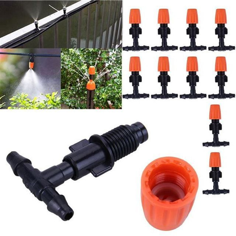 20Stck Auto Timer Mikro Tropf Bewässerung System Anlage Selbst Bewässerung Einstellbare Zerstäubung Sprinkler Düsen Garten Werkzeug Mayitr
