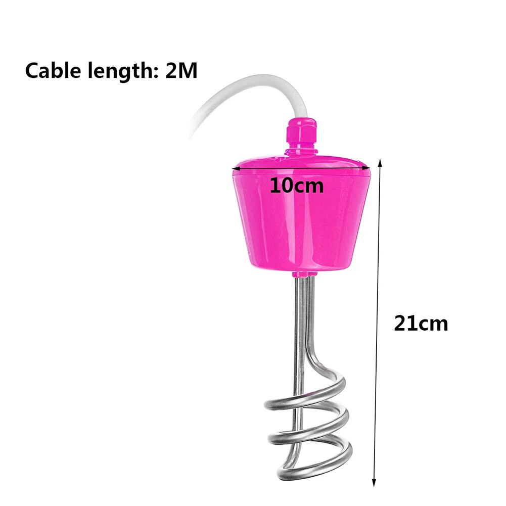 125V 1500W Water Heater Electric Portable Suspension Floating Electric Strong Toughness Boiler Water Heating Stick