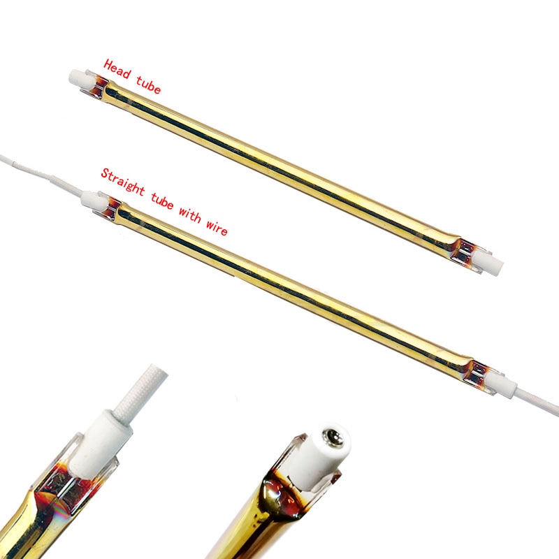 220V infrared heating tubes for electric heating carbon fiber heating tube Light wave gold heating tube Quartz tube ceramic