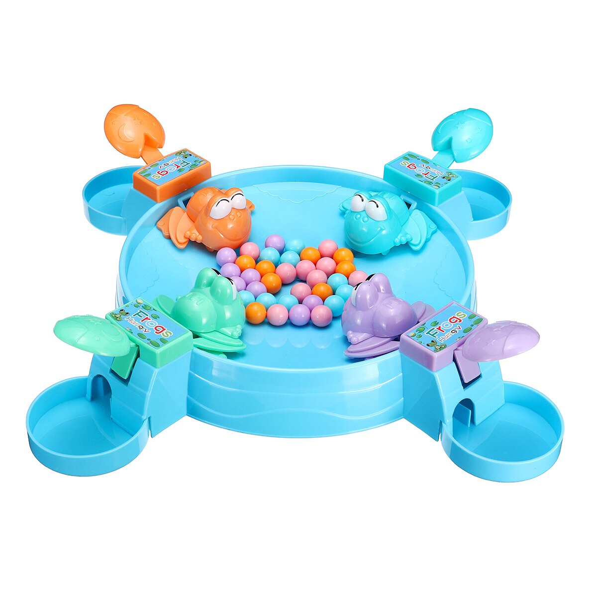 Spiel Multiplayer Tier Essen Bohnen Interaktive Spielzeug Familie Spiele Spielzeug Gefräßig Tier für Innen mit 20 perlen: Dark Khaki