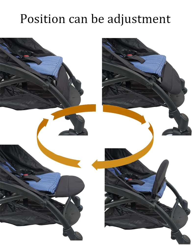1:1 kinderwagenaccessoires beensteun, verlengde voetsteun compatibel met Babyzen YOYO en Babyzen YOYO2