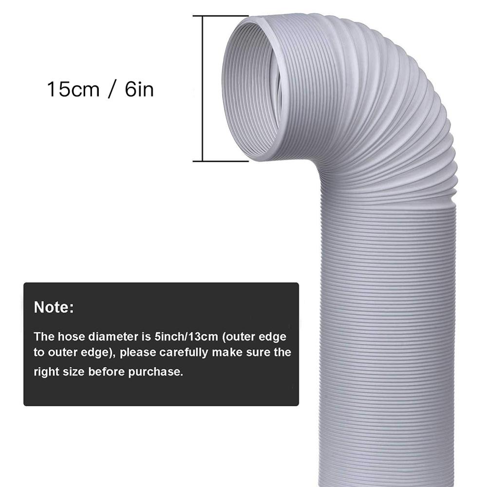 Uitlaat Slang Voor Draagbare Airconditioner Thuis Decoratie Accessoires 5.9 Inch Diameter Universele Flexibele Slang