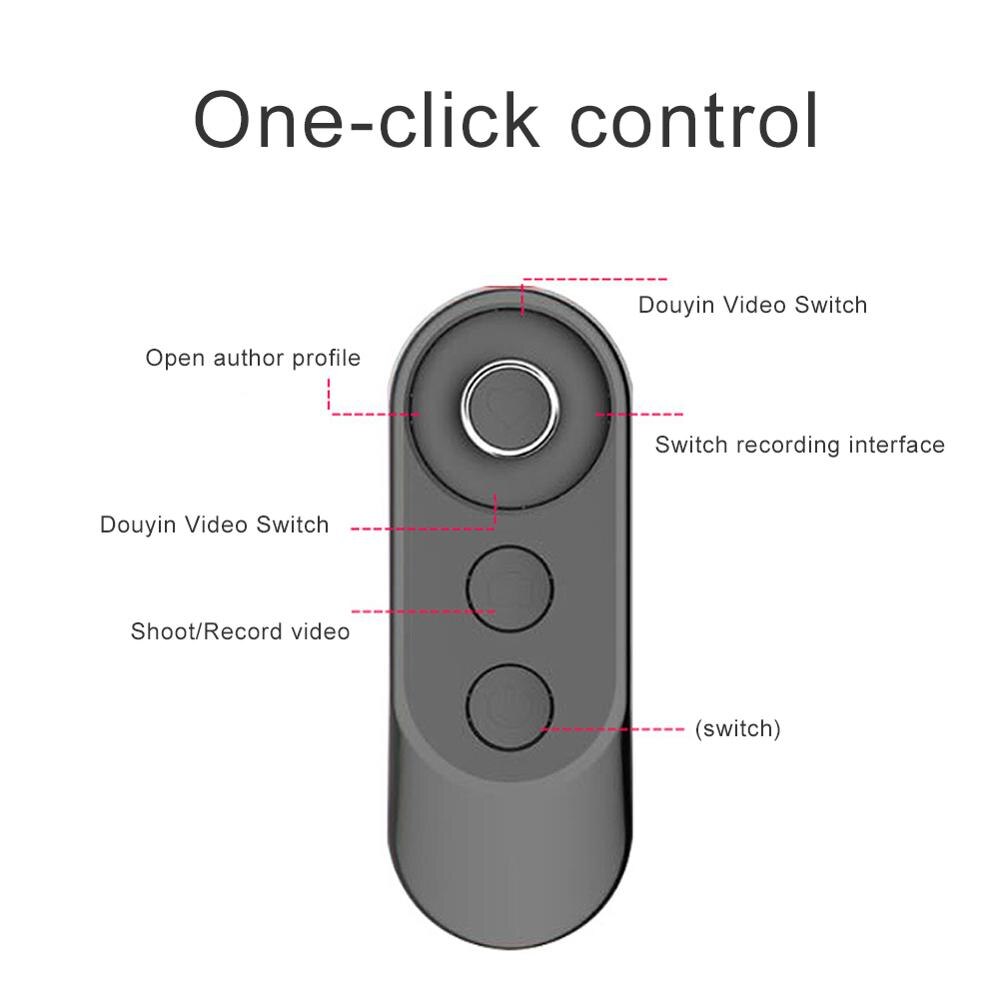 Mini One-click Selfie Shutter Release Button Camera Controller Stick For Selfie Photo Control Bluetooth-compatible Remote Button