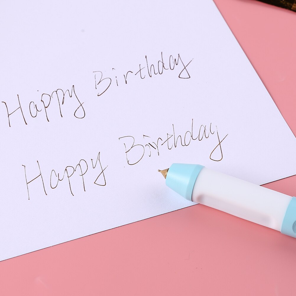 0.8Mm/1.5Mm Tip Praktische Warmte Folie Pen Usb Hittebestendig Handvat Warmdrukfolie Voor Diy handgeschreven Papieren Kaart