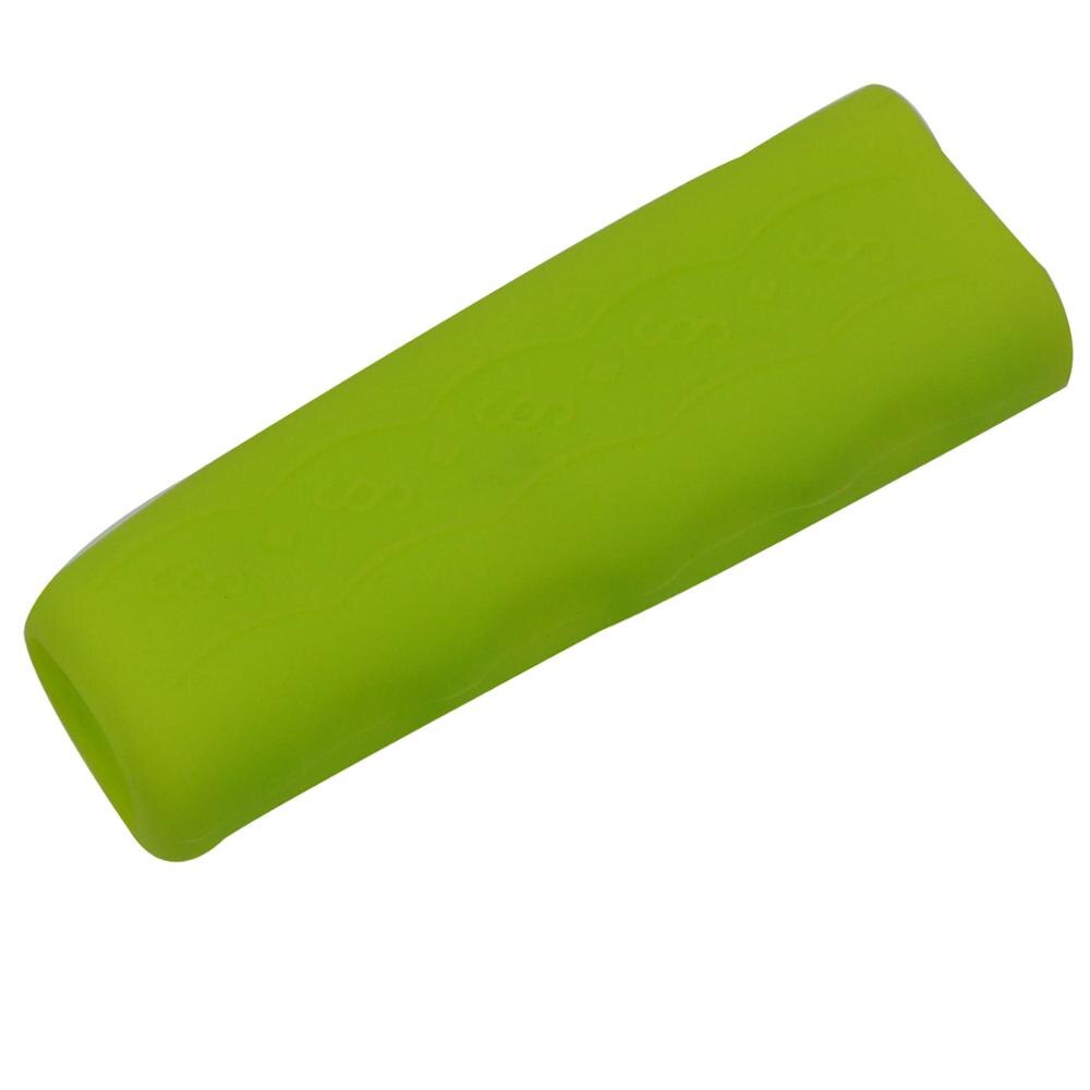 Bilhåndbremsegreb dækker silikone bilhåndbremsebetræk ærme silikone gelafskærmning skridsikker parkeringshåndbremsegreb ærme: Grøn