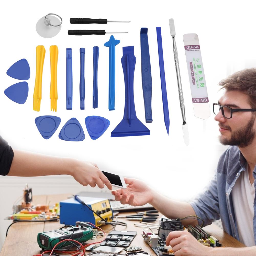 19pcs/Set Spudger Pry Cell Phones Opening Screwdriver Repair Tool Kits Disassemble Hand Tool Set for iphone Samsung Sony