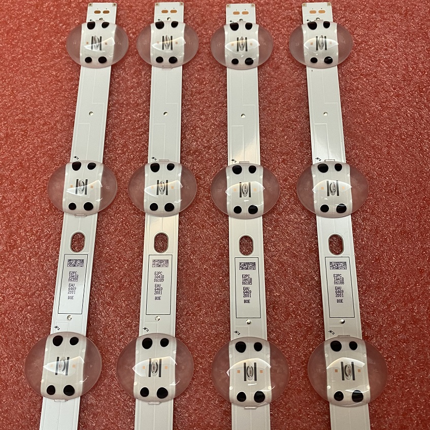 Tira de luces LED de retroiluminación, accesorio para LG 55UM7660PLA 55UM7450PLA 55UM7400PLB 55UM7300AUE 55UM7650PSB 55UM7470PSA 55UM7520PSB 55UM7300PUA, 4 piezas