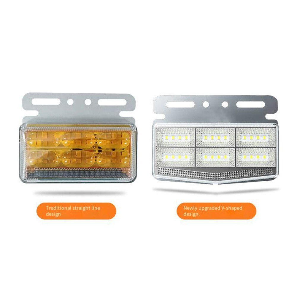 Lot De 3 Feux D'avertissement LED étanches Avec Aimant Et Crochet - Pour Voiture, Bateau, Marine, Camping
