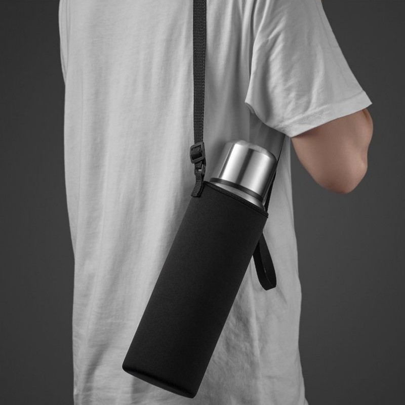 Botella termo de acero inoxidable, vaso de gran capacidad, taza térmica de agua fría y , frasco de vacío, 2L termo acero inoxidable termos termicos frio y termo para café