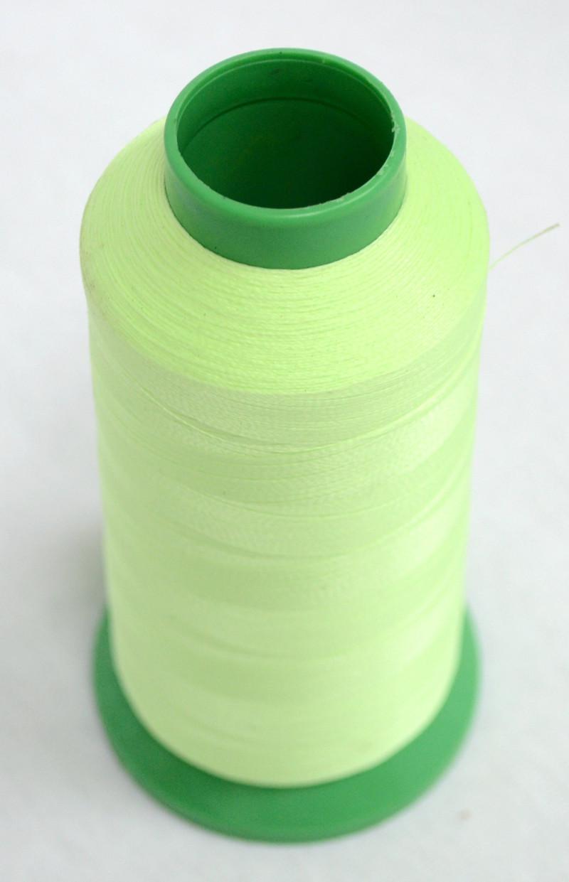 1pc resplandor en el oscuro la máquina de coser de la máquina de bordado hilo de filamento de Nylon 1000Y cada carrete 150D/2 ropa de tejido de costura GPD8198: green