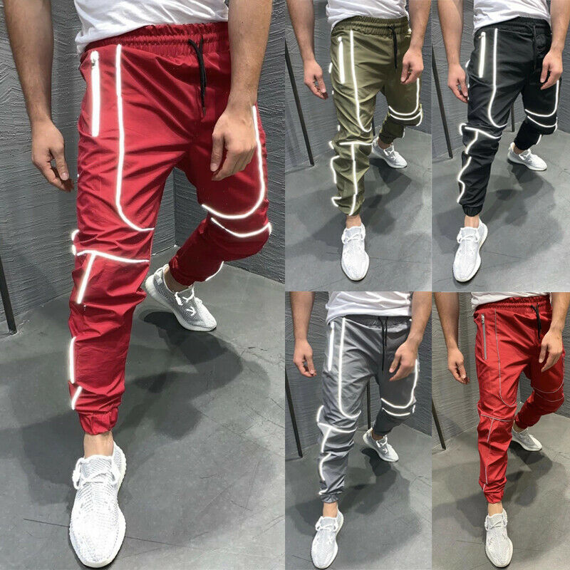 Herren Gym Fitness Hosen Hosen Trainingsanzug Casual Joggers Dünne Sport Böden