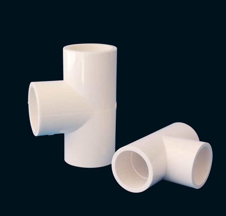20/25/32/40/50/63/75/90/110/160mm pvc putken tasainen tee-liitin puutarhakastelu 3- suuntaiset liitokset t-tyypin putki vesiputken liitin