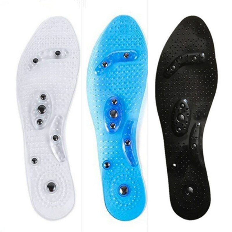 1 pair Magnetic Therapy Slimming Insoles Foot Patch Cushion Shoe Insole Gel Pad Acupressure Slimming Insoles Foot Care Insert