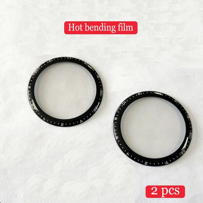 För huawei klocka  gt 2e remmar silikon ersättningsband topp klockarmband armband huawei  gt2e dubbelfärgad rem: Mjuk film  (2 st)