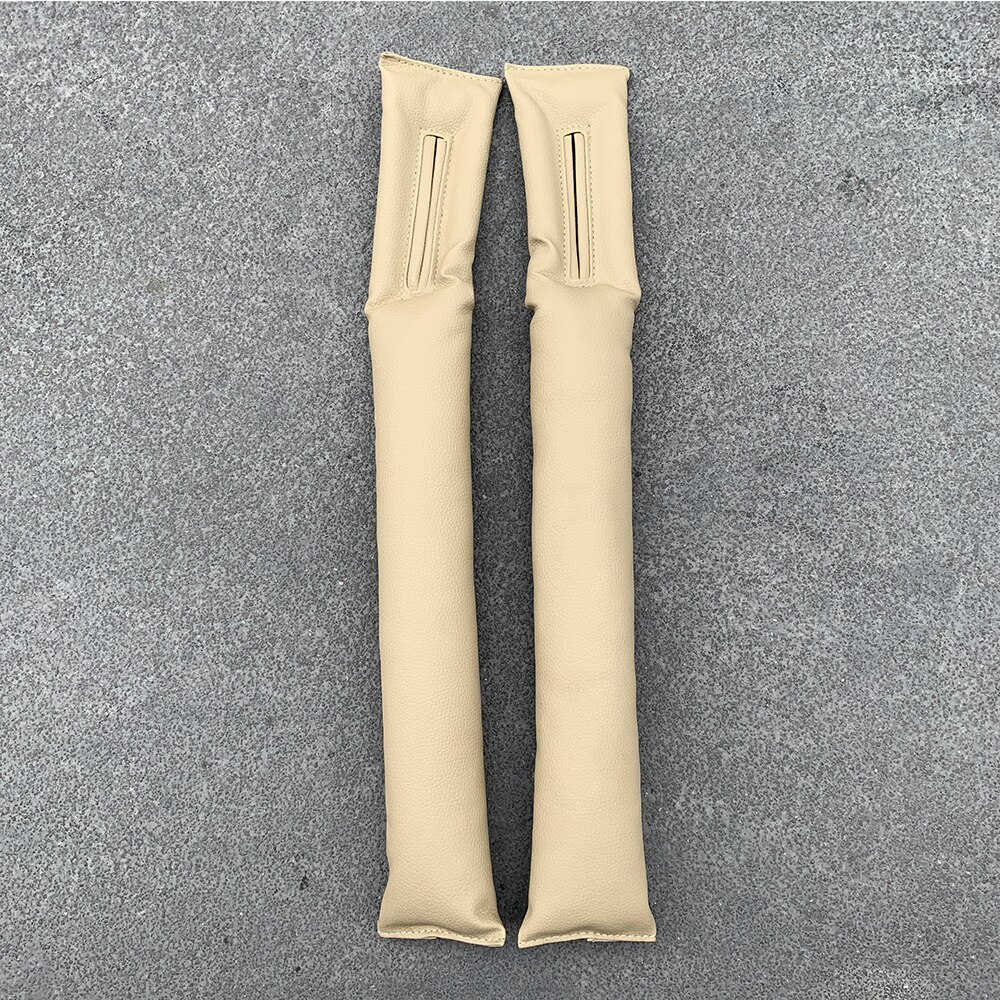 2 Pièces Joints entre siège et tunnel pour voiture, housses de siège de voiture, rouleau d'étanchéité: Beige