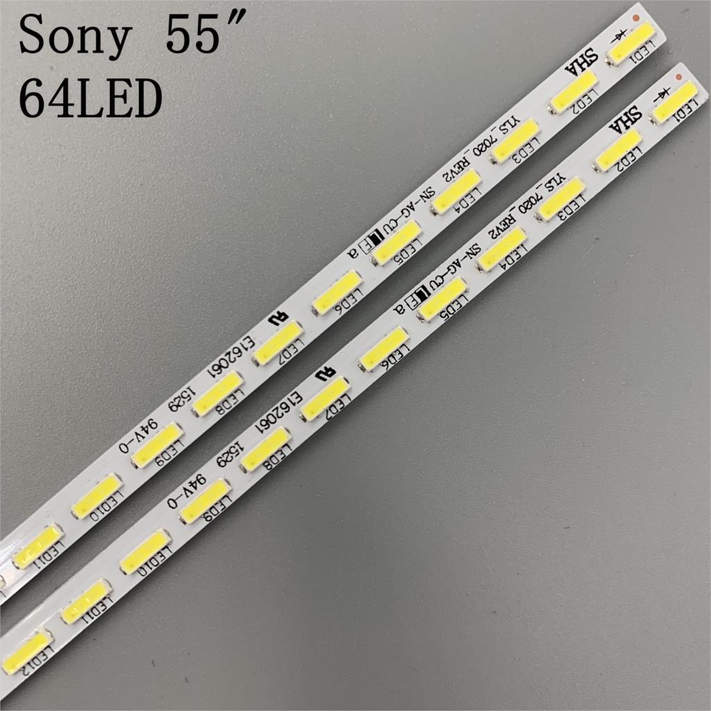 ledet bakgrunnsbelysning stripe (2)  til sony skarp kd -55 x 8505c 55 x 8507c 55 x 8500c xbr -55 x 850c 75.p3 c 08 g 001 15 a 09n syv 5541 yls_han 55_7020 hrn 55