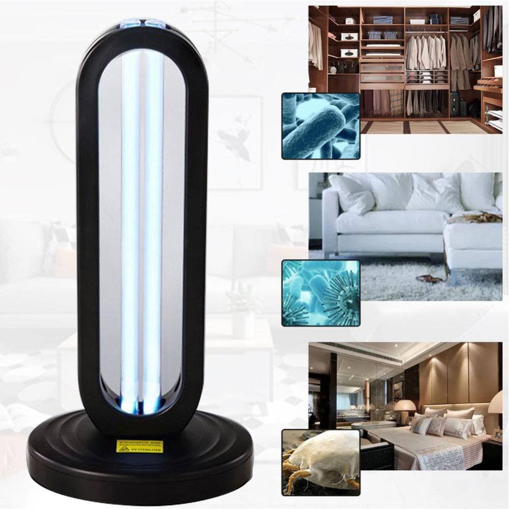 38W Ultraviolet Ozone Light UVC Remote Control Durable Germicidal Lamp Odor Dust Removal For Home Living Room Bedroom