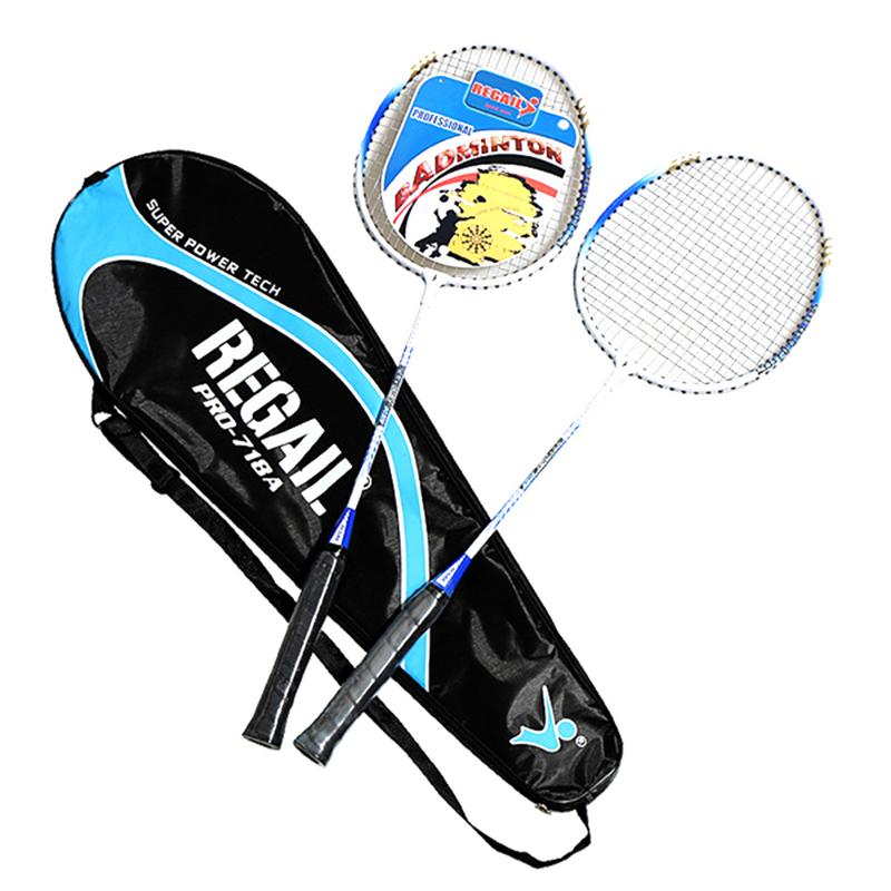 1 Pair Badminton Rackets Light Weight Carbon Badminton Rackets Raquette De Badminton With Bag