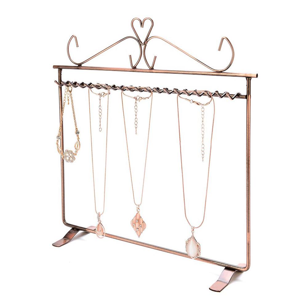 Vintage Sieraden Hanger Ketting Oorbel Duurzaam Metalen Rek Display Stand Houder Lichtgewicht Opslag Organisatie