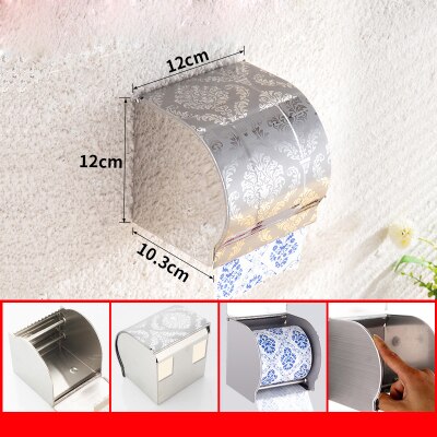Stahl Zauberstab WC Papier Kasten Porta Carta Igienica Bianco Higienico Wasserdicht Wc WC Papier Halfter Gewebe Wc Papier Halfter: Splitter