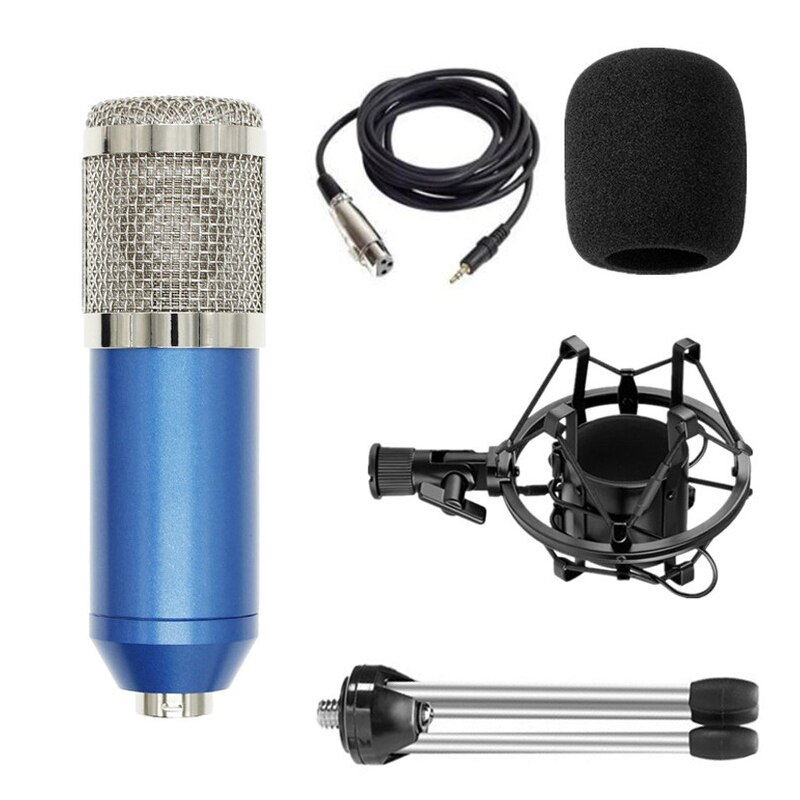 Condenser BM-800 Microphone Kit for Computer with Shock Mount and Foam Cap BM 800 Mic BM800