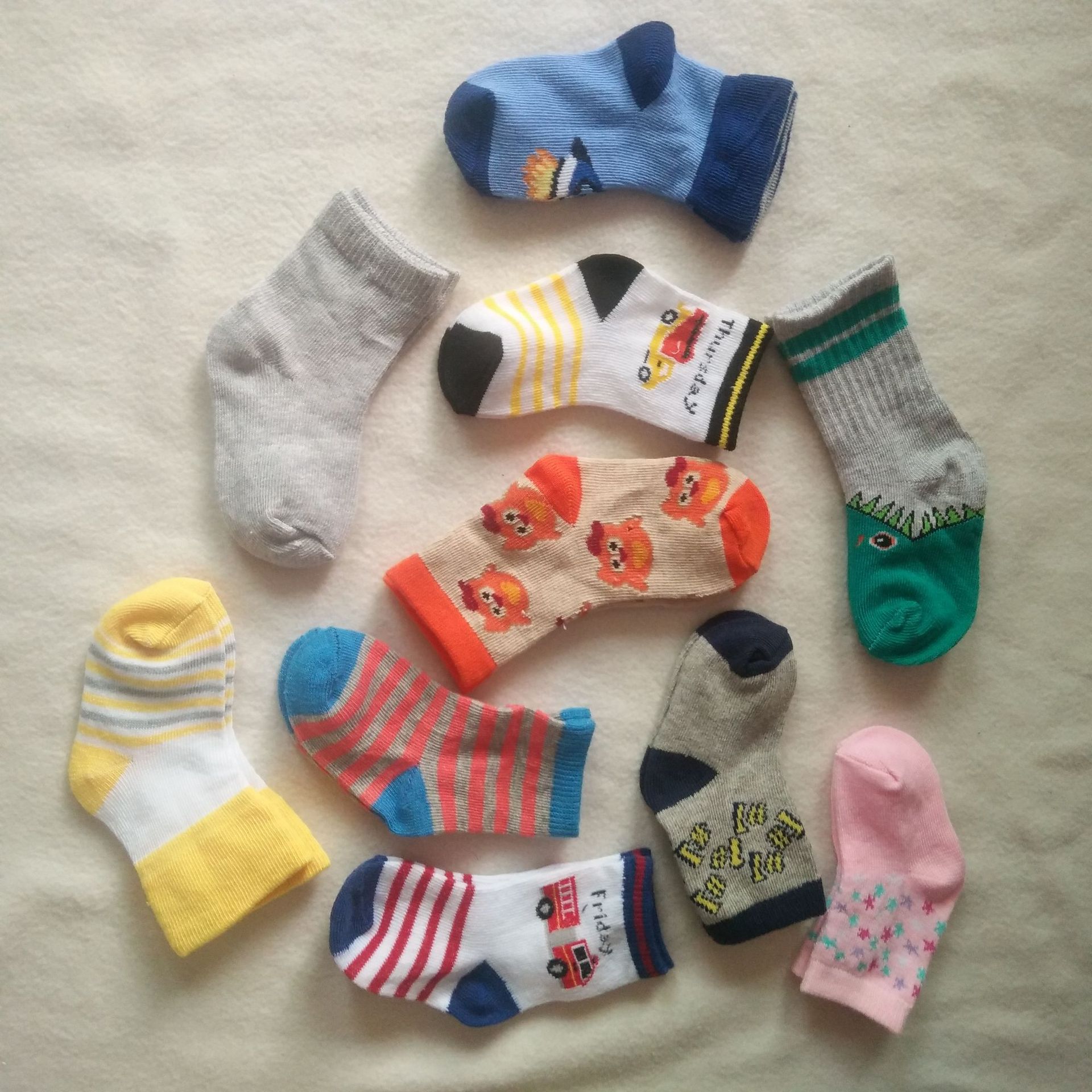 Random color Socks Cartoon Cotton Baby Socks Girls Boys baby sokjes Soft Socks Infant Cotton Socks for 1-3 years