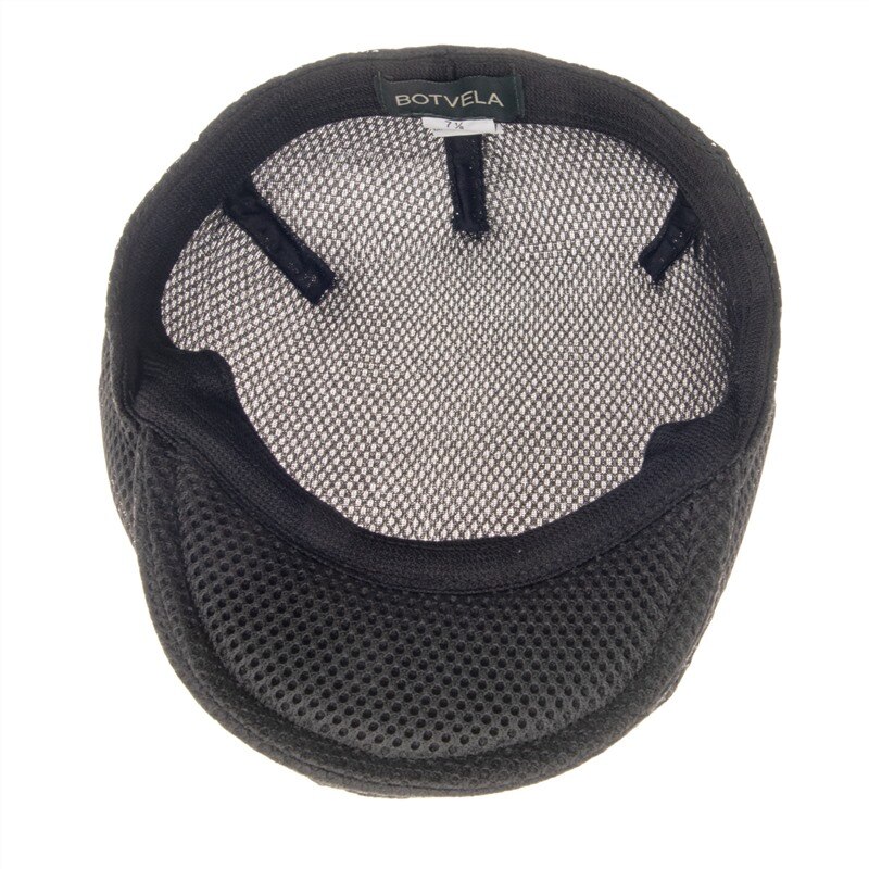 BOTVELA Summer Bunnet Newsboy Cap Men Paddy Dai Cheese-cutter Hats Women Mesh Ivy Flat Caps Net Driving Cabbies Boina 011