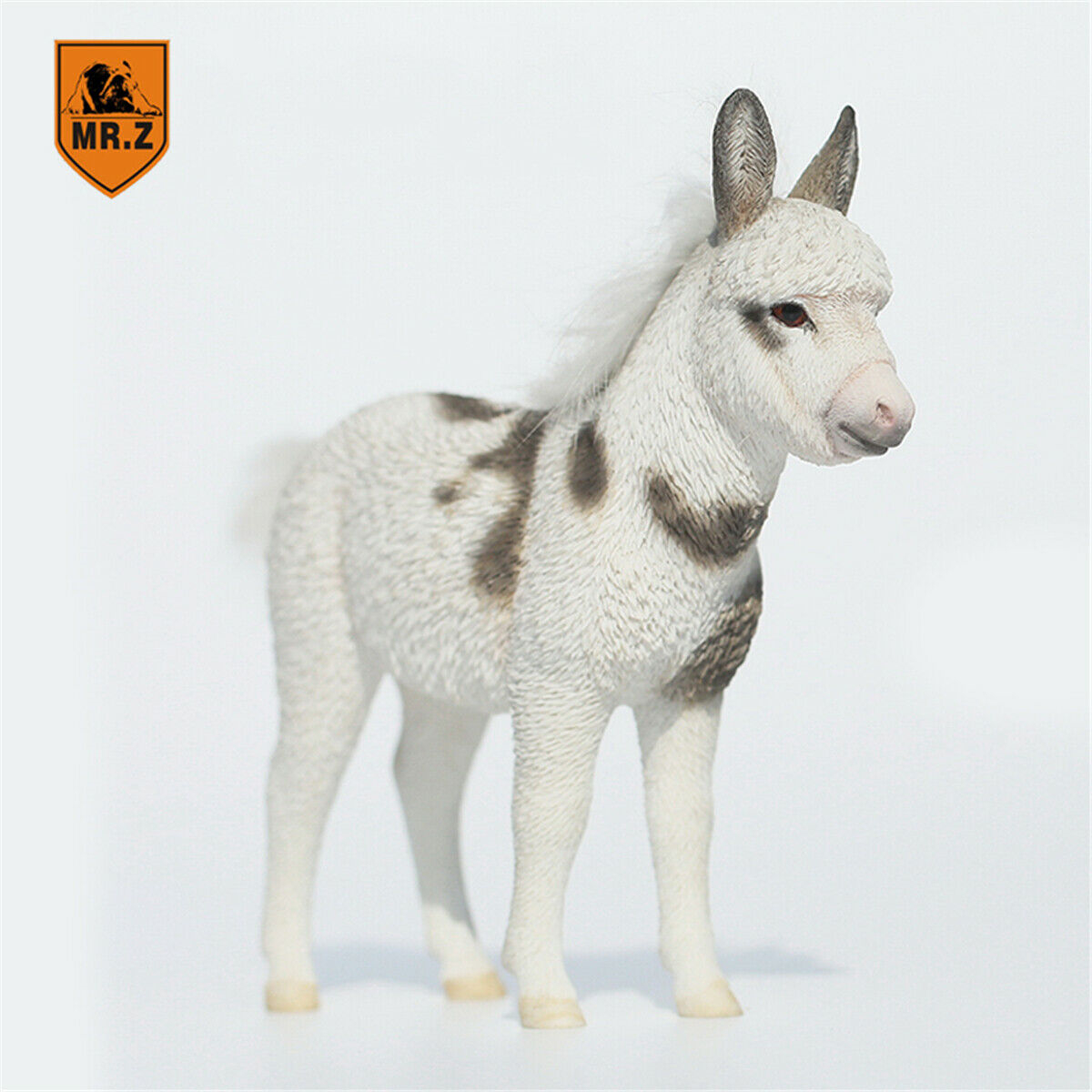 Mr.Z Studio 1:6 Dwerg Ezel Pet Figuur Equidae Dier Healing Figuur Diermodel Speelgoed Collector Desktop Decoratie Volwassen