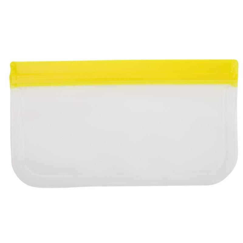 Reusable Silicone Food Storage Bags Leakproof PEVA Fruit Food Freezer Bag Fruit Meat Milk Organizer Ziplock Kitchen Supplies
