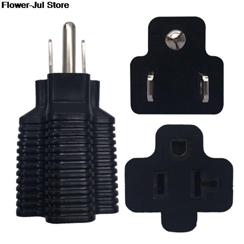 5-15P To 5-20R Adapter 15 Amp Household Plug to 20 Amp T-Blade Female Adapter 15 Amp Male To 20 Amp Female Plug Adapter