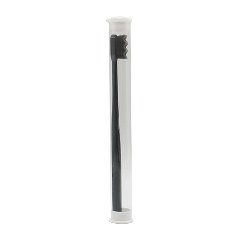 Travel Portable Million Toothbrush Ultra-fine Soft Toothbrush Eco-friendly Dental Whitening Brush Oral Care Clean Toothbrush: 03 All Black