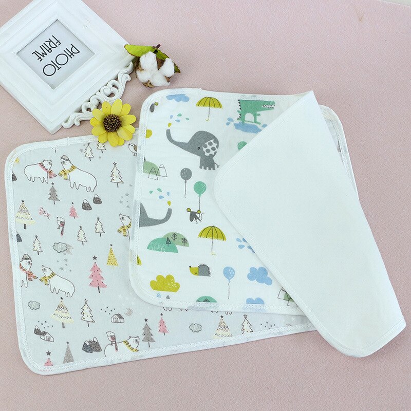 30*45 cm Baby Nappy Changing Pad Covers for Baby Stroller Infant Diapers Wet Mattress Nappy Bed Sheet Infant Change Mat