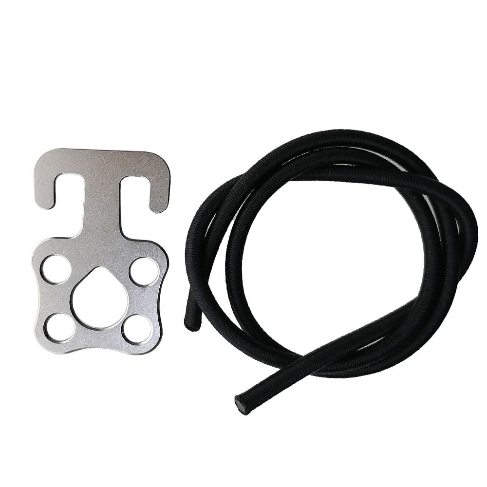 Scuba Diving Sidemount Bungee Tie Bungee Loops Sidemount Diving Plate Hook Hardware Backmount BCD Dry Suit