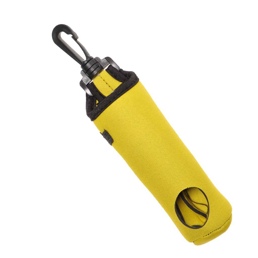 Neopren liten kompakt golf ball tees tilbehør bag holder holder deksel svingbart belte klips midje posere forskjellige farger
