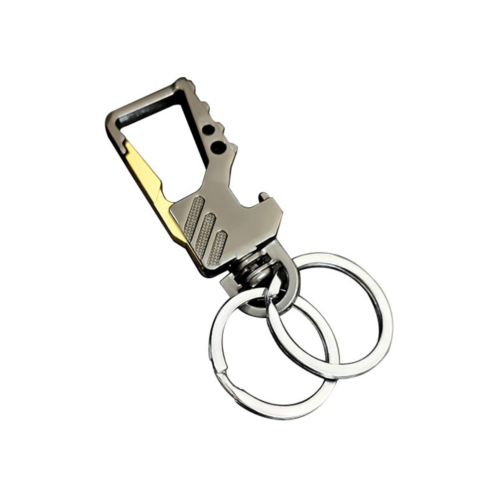 Chaveiro de gravidade multifuncional masculino com abridor de garrafa acessórios chave chaveiro do carro pingente abridor de banquete de casamento presente