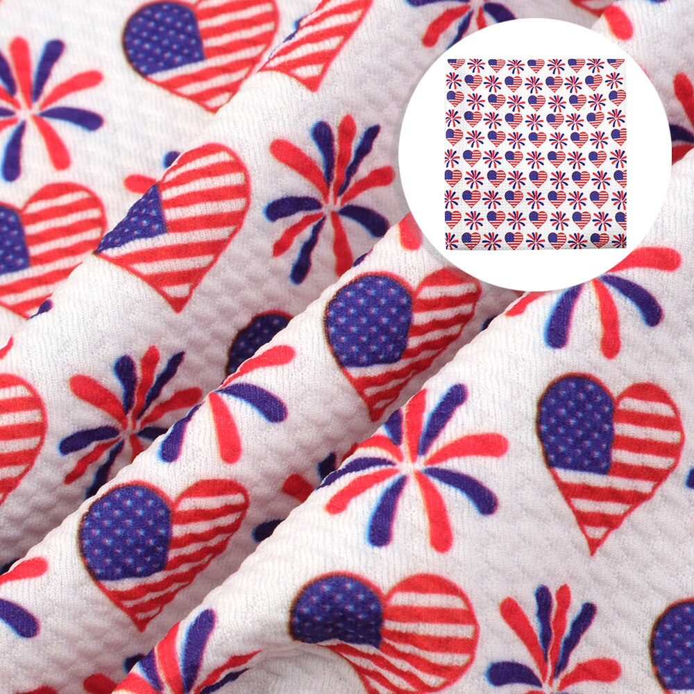 50*140cm. fjerde juli tryk bullet liverpool stof stretch strik stof væv børn hjemme tekstil gør det selv stof syning ,1 yc 10286: 1088168013