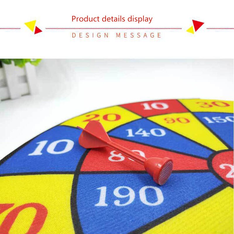 Indoor Party Props Darts Games Child Dartboard Boards Toys Sport Double Target Dart Fabric Plate Dart Board Set Fitness Game Toy