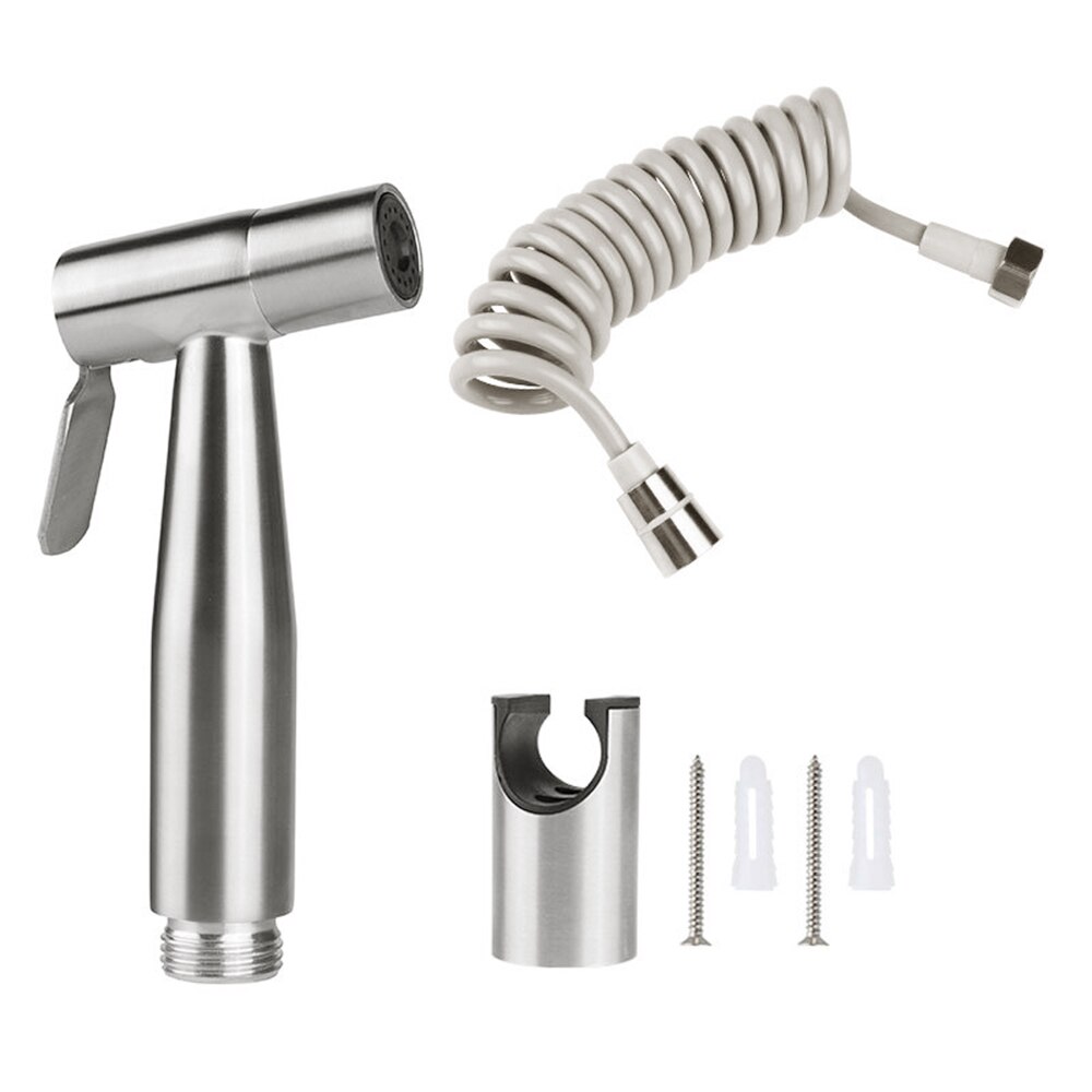 Bidet T-Adapter with Shut off Valve Stainless Steel Water Diverter Valve Dual-Connector Valve for Toilet Bathroom: Type 1