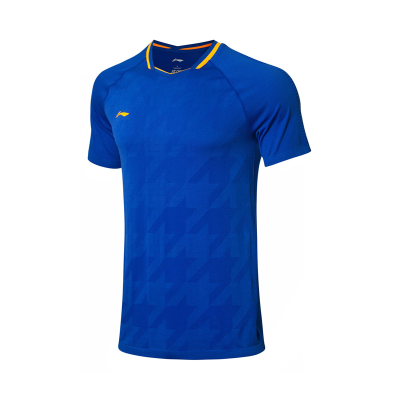 Camisetas de competición de bádminton li-ning para hombres, camisetas secas de poliéster y nailon, versión de Fans del equipo nacional, forro Li Ning, camisetas AAYP025 MTS3049: L / AAYP025-2H