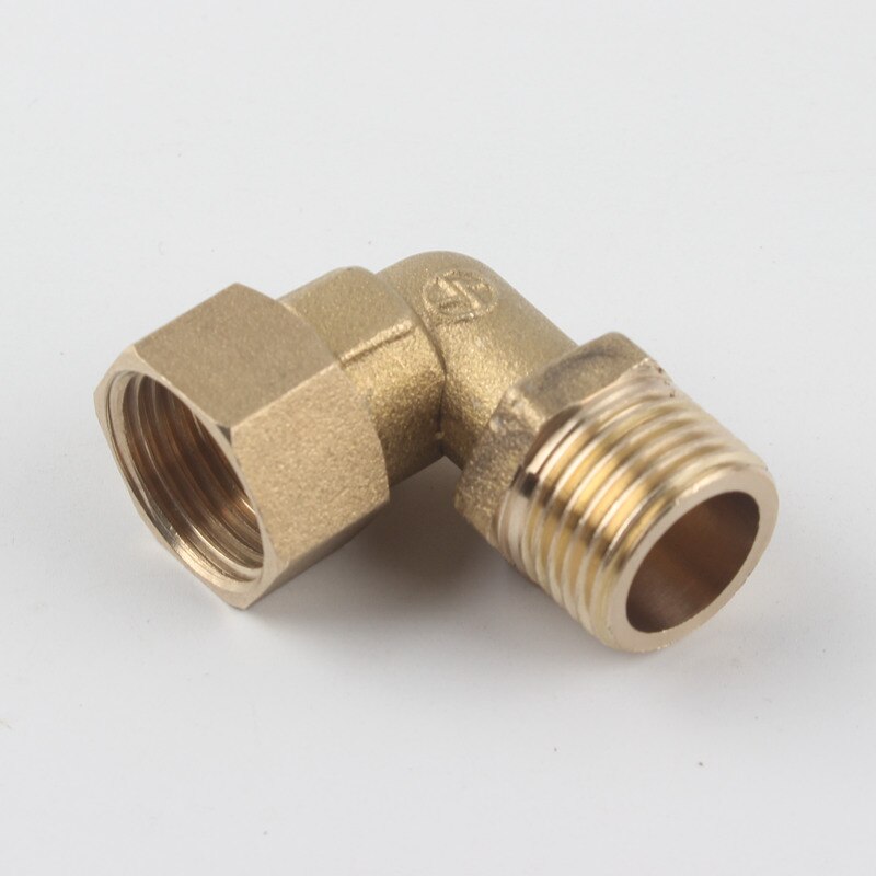 Brass G1/2'' Female x Male Thread 90 Deg Elbow Water Heater&amp;Gas Pipe Joint Pipe Fitting Connector Coupler Water Separator