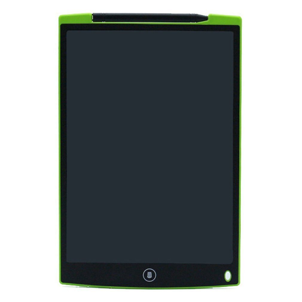 LCD Writing Tablet Electronic Drawing Doodle Board Digital Handwriting Paperless Notepad For Kids And Adult: 12Inch green