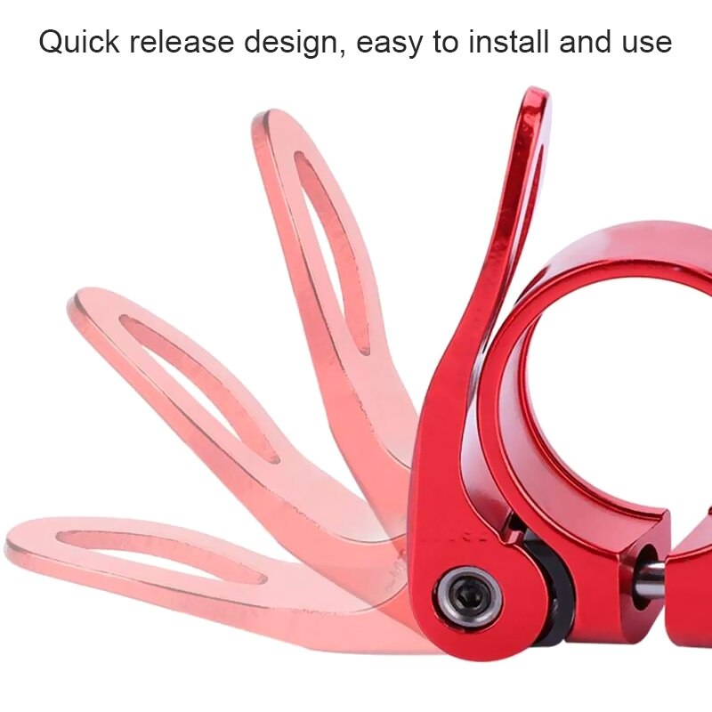 Bike Seatpost Clamp Aluminum Ultralight Quick Release Bicycle Seat Post Clip Bicycle Parts 31.8mm 34.9mm