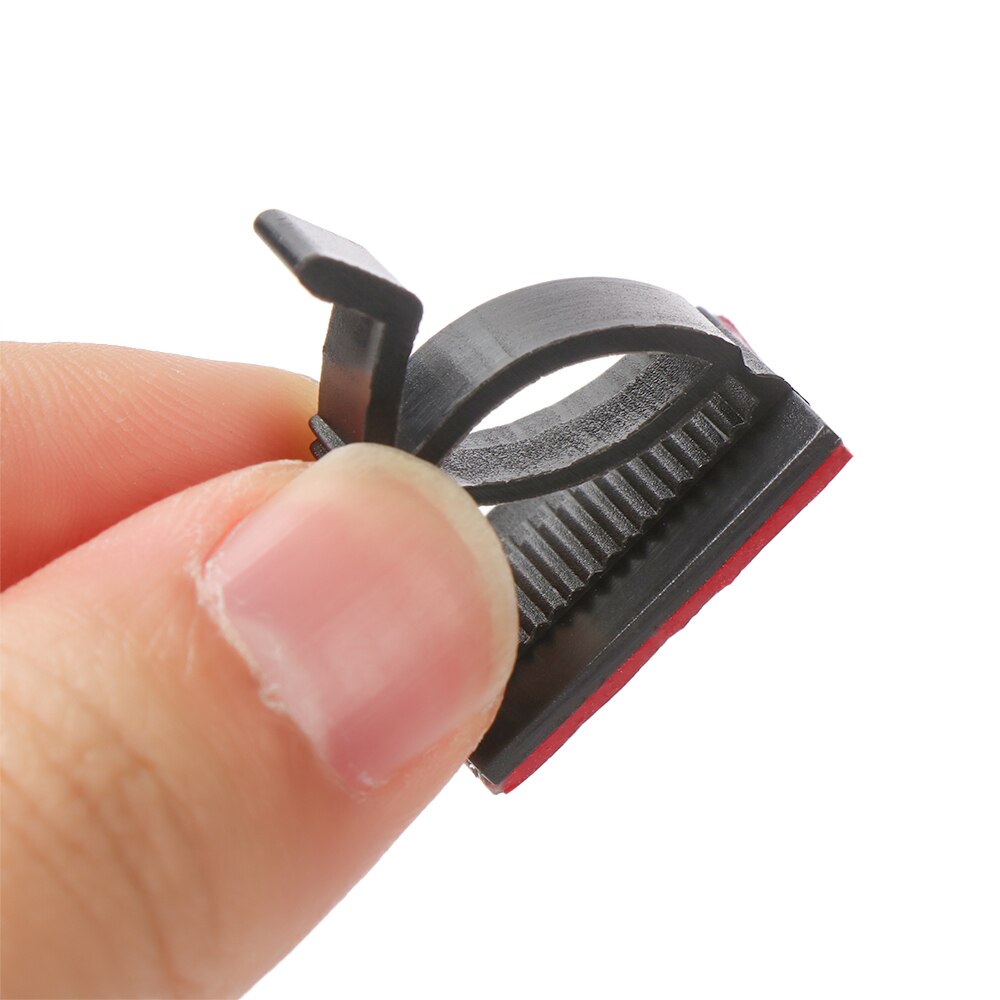 50pcs Self Adhesive Cable Clips Wire Organizer Line Clasp Desktop Charger Cable Fastener Fixer Storage Holder Multipurpose