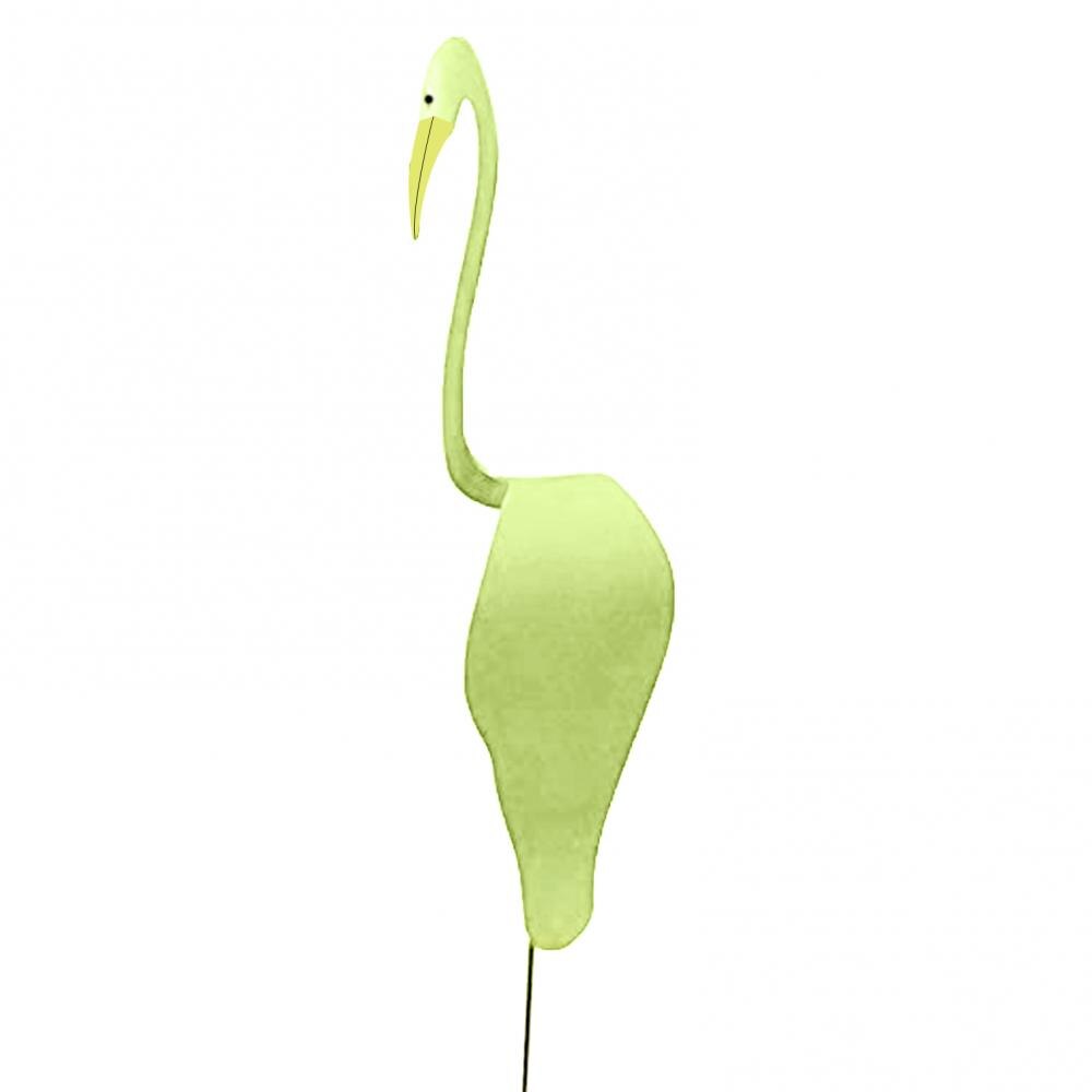 80% Swirl Vogel Flamingo Swan Grillige Dynamische Vogel Lichte Swing Wind Tuin Decor Dynamische Swing Langs Met Wind Creatieve: YELLOW