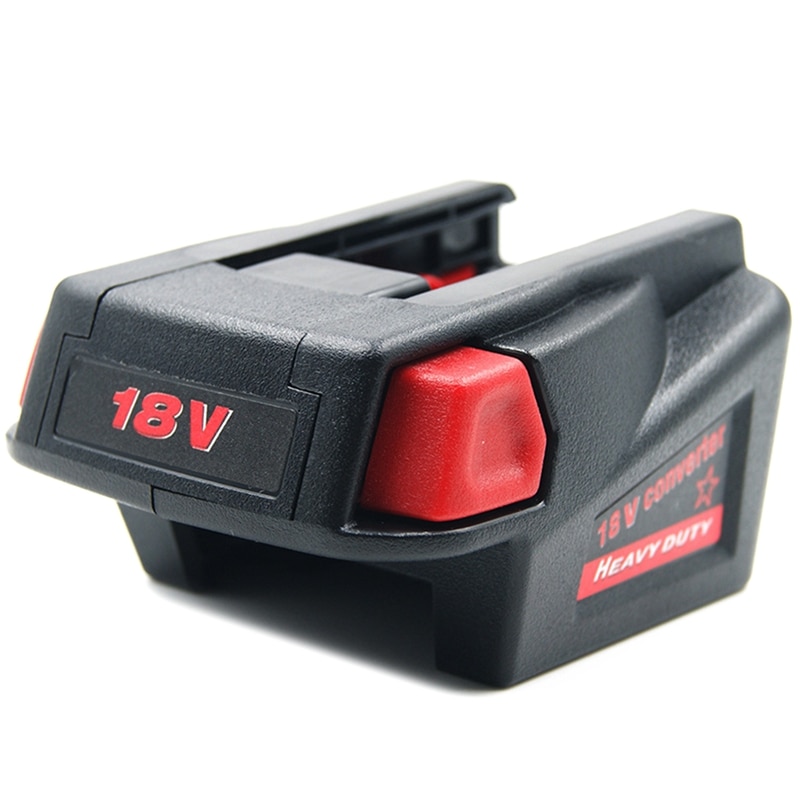 Usb Batterij Adapter Converter Voor Milwaukee M18 18V Li-Ion Batterij V18 Li-Ion Batterij Batterijen Converter Adapter: Default Title