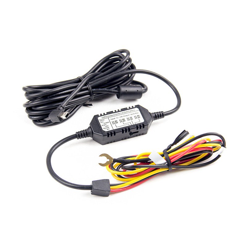 Câble rigide d'origine 3 fils ACC Mini USB pour Viofo A129/A129 Duo caméra de tableau de bord voiture DVR enregistreur câble de Kit de fil dur Mini USB2.0
