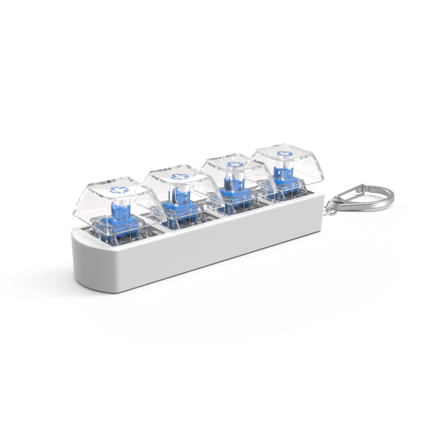 4 Keys Keyboard Keycaps Fidget Toys,Semi-Transpare... – Grandado