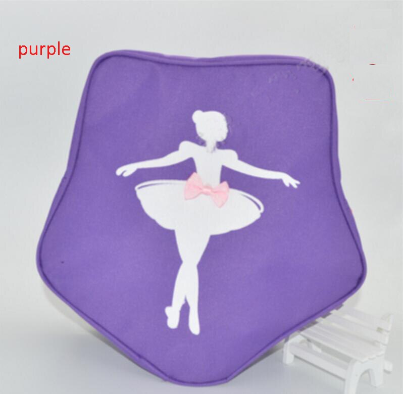 Sacos Para Meninas Crianças Mochila Escolar Para A Dança Ballet rosa Bailarina Crianças Sacos Bonito Estrela Saco da Dança Ballet: purple